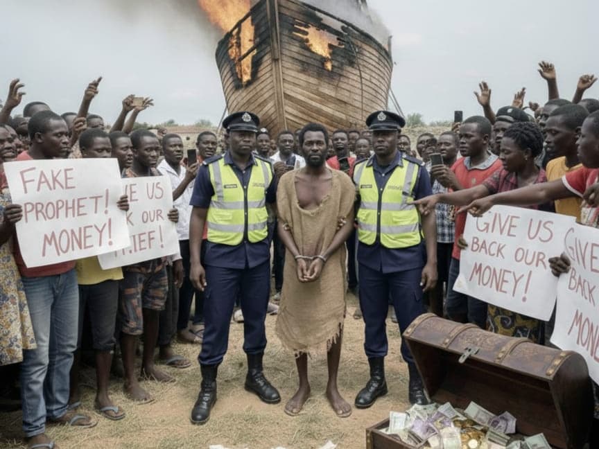 El "Profeta" Ebo Noah desató el caos en Ghana con un Diluvio que Nunca fue