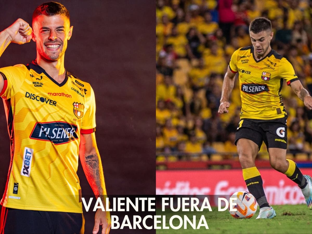 Joaquín Valiente no seguirá en Barcelona SC y regresa a Defensor Sporting